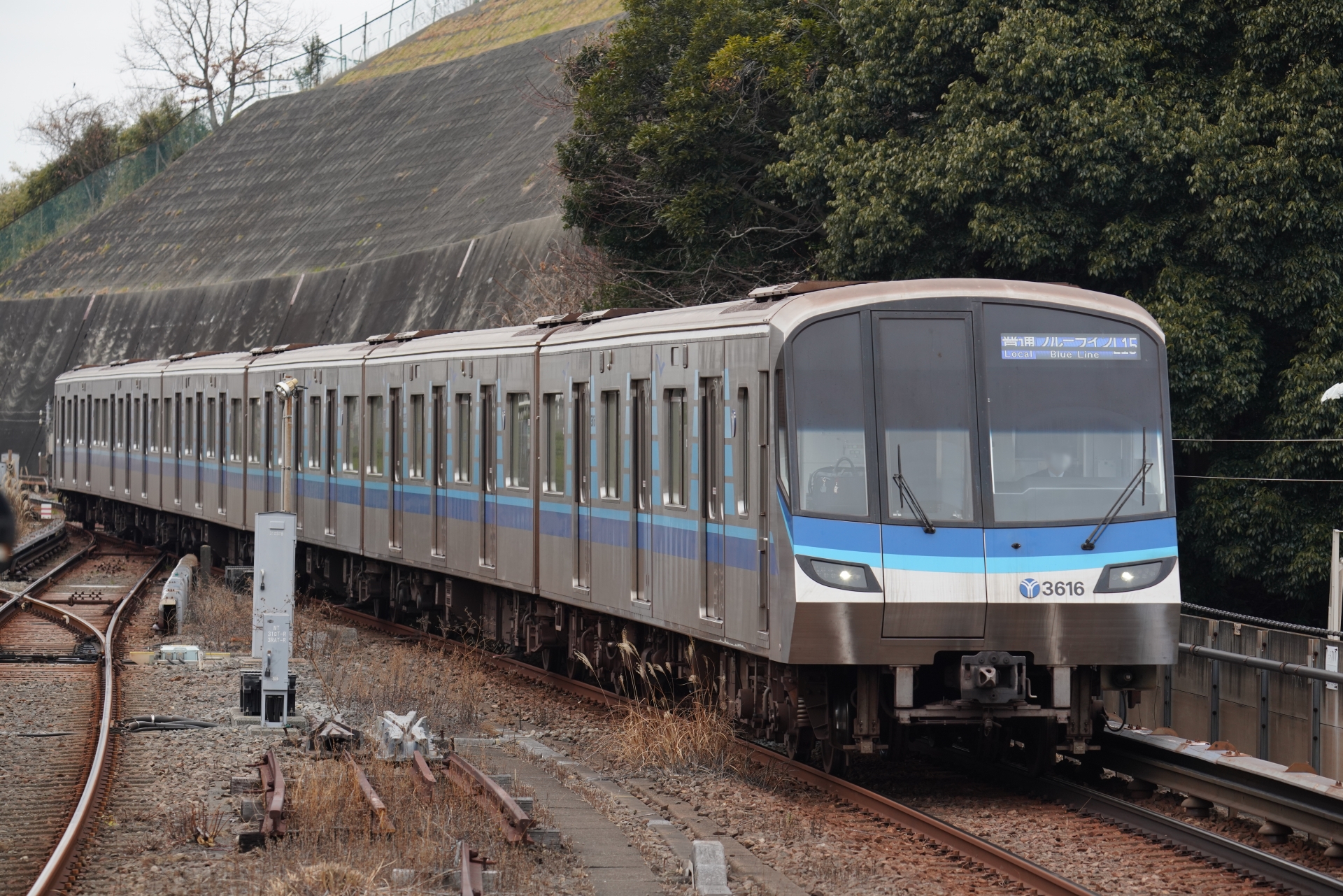 横浜市営地下鉄ブルーラインの電車